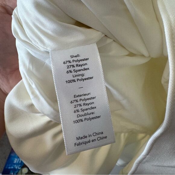 Likely x Revolve Amica Tiered Ruffle Hem Mini Dress in White NWT Women’s Size 14 - Picture 11 of 11